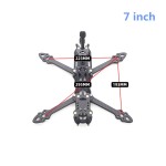 Vendita Calda HSKRC MAK4 HD Telaio in Fibra di Carbonio per Quadricottero RC 5/6/7 Pollici, Unità Aerea FPV DJII/CADDX VISTA per Drone Freestyle MARK4 HD